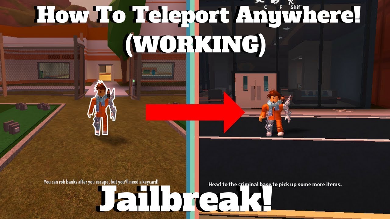 How To Teleport Anywhere You Want Working Jailbreak Roblox Youtube - prison tycoon by teleport roblox
