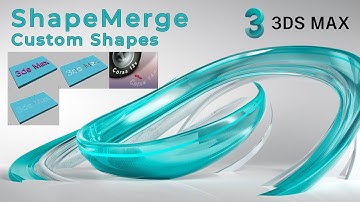 Shape Merge Custom Shapes in 3ds Max | 3D Max Full Modeling Tutorials in Hindi |