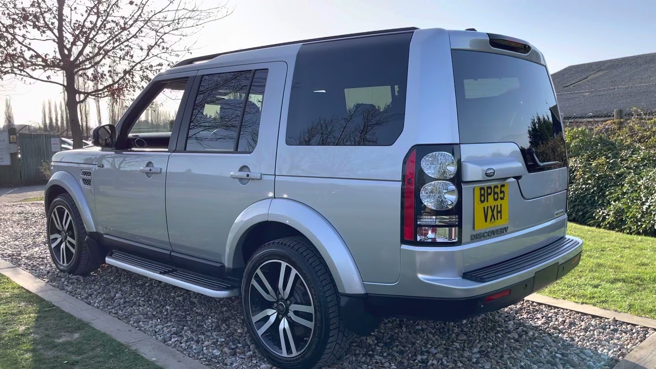 2016/65 Rhodium Silver Landrover Discovery 4 HSE Luxury 2 owners Rear DVD Screens ULEZ 3 History