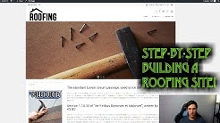 Roofing Website Design Template Tutorial Video Step-By-Step