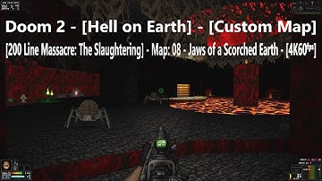 Project Brutality 3.0 - Doom 2 - [200 Line Massacre: T. S.] - Map: #08 - [4K60ᶠᵖˢ] - [100% Secret]