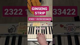 Ginseng Strip 🎹 #shorts #ginsengstrip #пианинодляначинающих #pianotutorial #yunglean