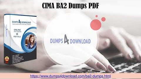 Get CIMA BA2 Dumps PDF From Dumps4Download