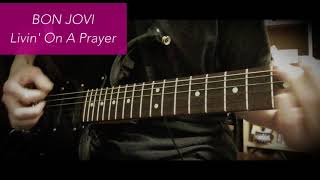 【Livin' On A Prayer / BON JOVI (Richie Sambora)】 2Guitars Cover ｜Fender stratocaster EMG