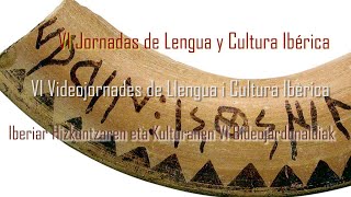 Ana Maria Vazquez Hoys, VI Videojornadas de Lengua y Cultura Ibérica