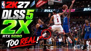 NBA 2k27 DLSS 5 at 2x is True NEXT GEN!