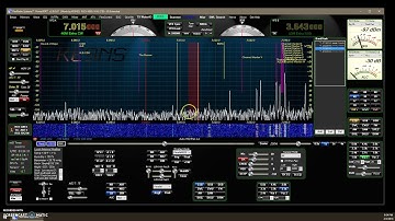 PowerSDR S-Meter dBm vs Panadapter dBm and S-Meter Scale.