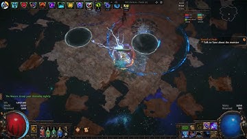 PoE 3.21 Elementalist Lightning Tendrils vs Uber Shaper last phase
