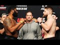 UFC Columbus: Weigh-In Faceoffs
