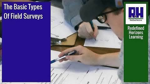 The Basic Types Of Field Surveys