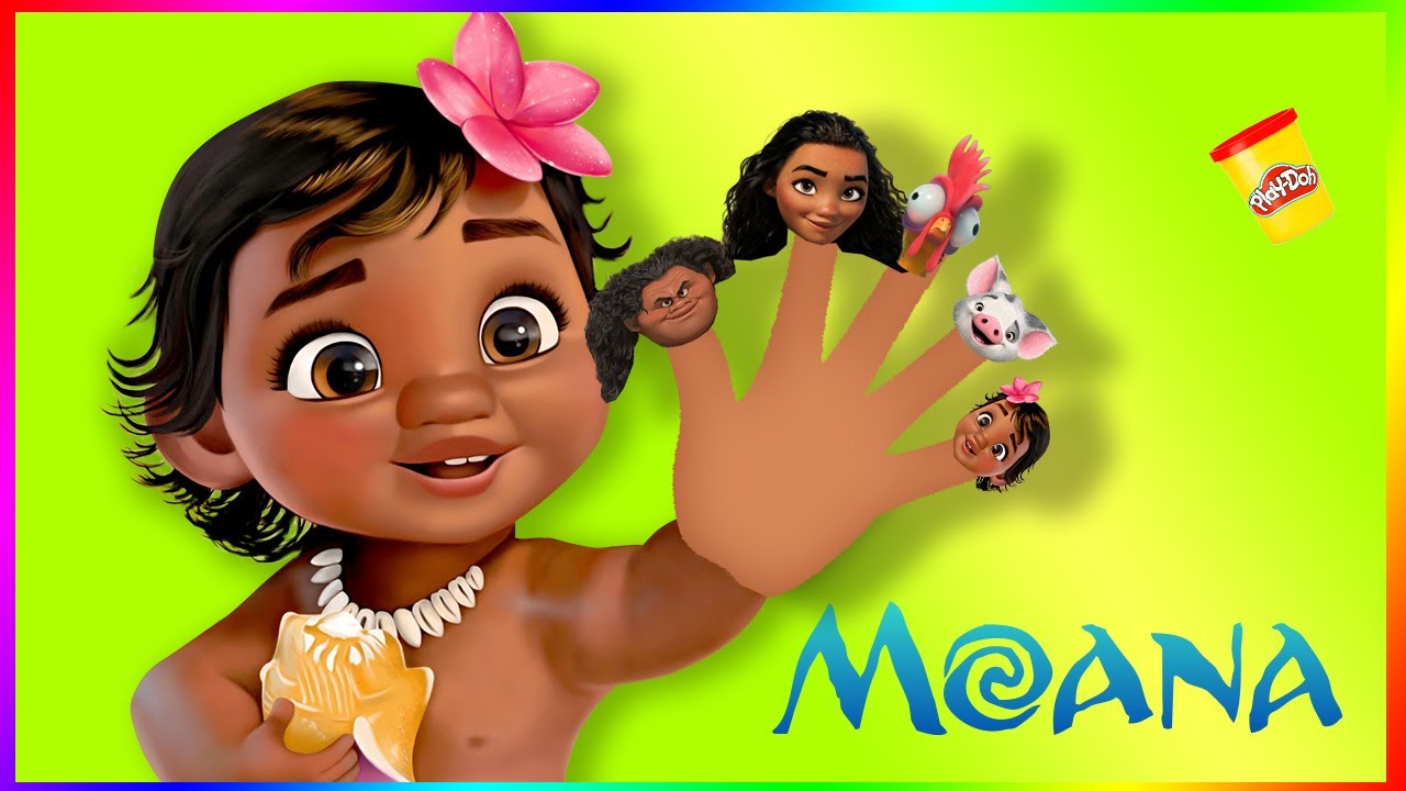 Moana finger family song Daddy finger song Moana New Moana YouTube
