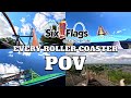 Every roller coaster at six flags great adventure pov 5k 2023