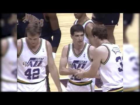 John Stockton breaks NBA assist record