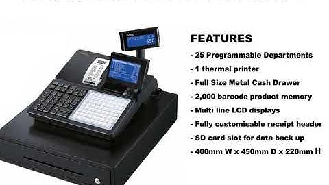 Casio SRC550 / SR-C550 Cash Register