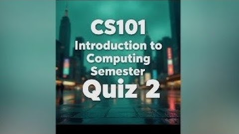 Quiz 2 |CS101, Introduction to Computing  | Vu Solved Mcqs 2025|#mcq #cs101 #computer #solvedmcqs 