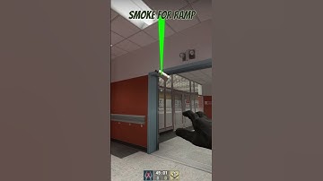 OP SMOKE TO BLOCK RAMP ON VERTIGO #cs2 #csgo #counterstrike