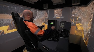 CYBERMINE Cat D10T Dozer Simulator