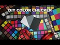 Diy color checker experiment