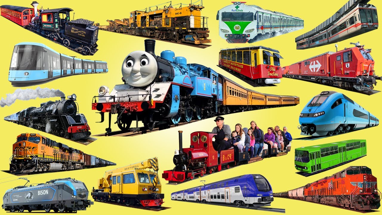 Railway Vehicles 3 | Types of Trains || Different Types of Railway ...