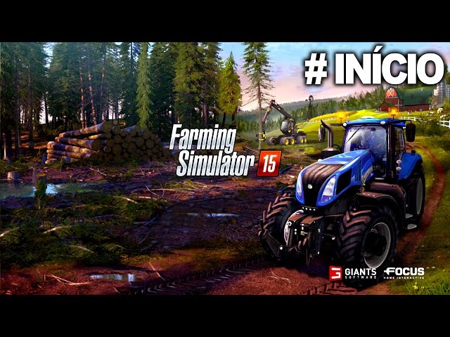 Jogando com Controle de XBOX 360 o Farming Simulator 2015 