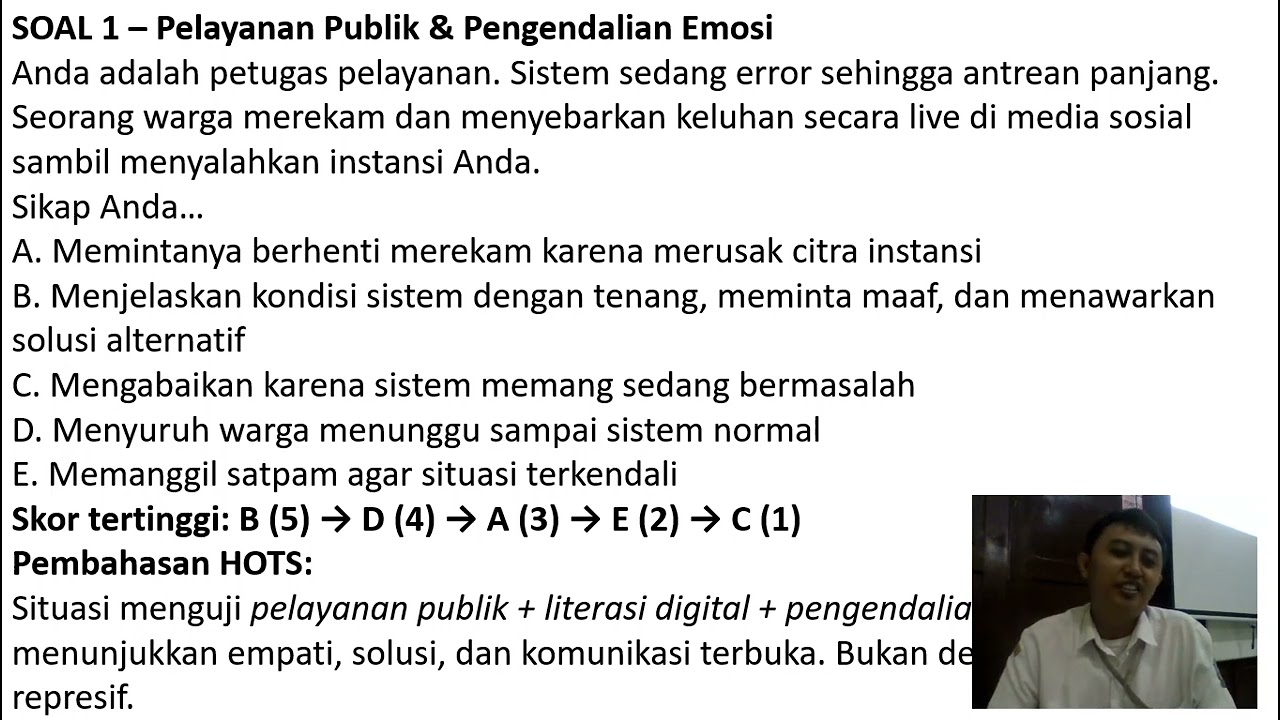 PEMBAHASAN TKP CPNS 2026