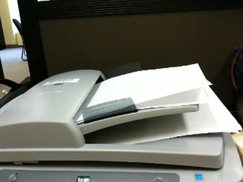 Scan to PDF using ScanJet 5590