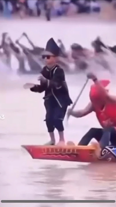 Aura Farming During Boat Race #aura #aurafarming #rap #kids #music #boating #boatracing #aurashorts