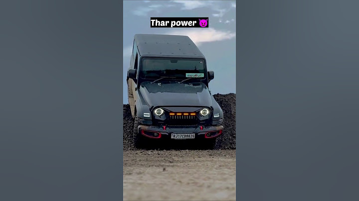 Thar power 2024 #viral #shortfeed #mahindrathar #thar #jeep #4x4 #4k #1k #suv #100k #1m