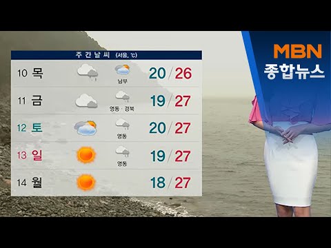 내일 전국 비…돌풍·천둥·번개[MBN 종합뉴스]