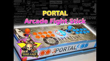 Portal Custom Arcade Fight Stick - 8TB Hyperspin
