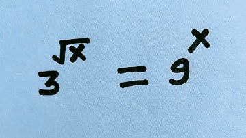 Nice Square Root Algebra Math Simplification | Find X