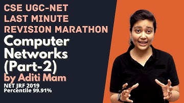 Computer Science  Crash course | Computer Networks imp topics | UGC-NET 2022 By Aditi Mam