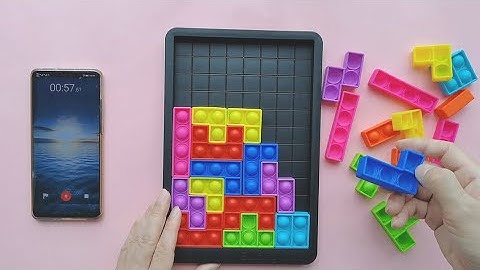 Pop It Challenge - Pop It Fidget Tetris Jigsaw Puzzle