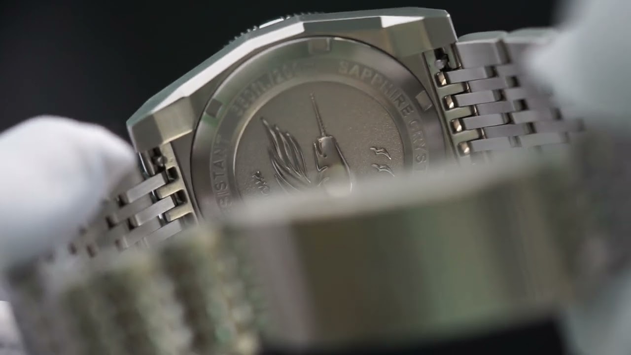 PHOIBOS Narwhal 200M Automatic Diver Watch PY061A Green Malachite