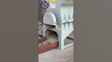 Powerful Plastic Bottle Crusher Machine - Efficient Recycling Solution for PET Bottles & Containers!