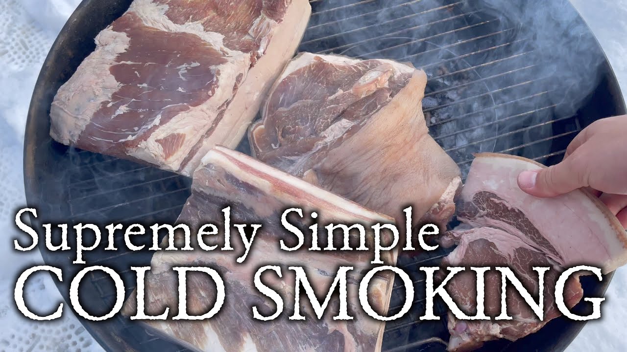 We Try Deliciously Simple Cold Smoking in a Charcoal Grill - YouTube