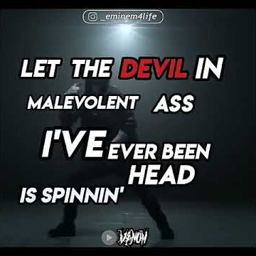 Eminem - Venom ( Lyric Video )