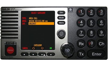 MF/HF radio - URGENCY Alert