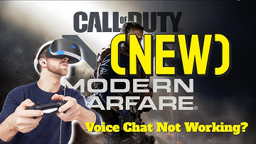 (NEW) Call Of Duty Modern Warfare Voice Chat Not Working Fix! | Read Description