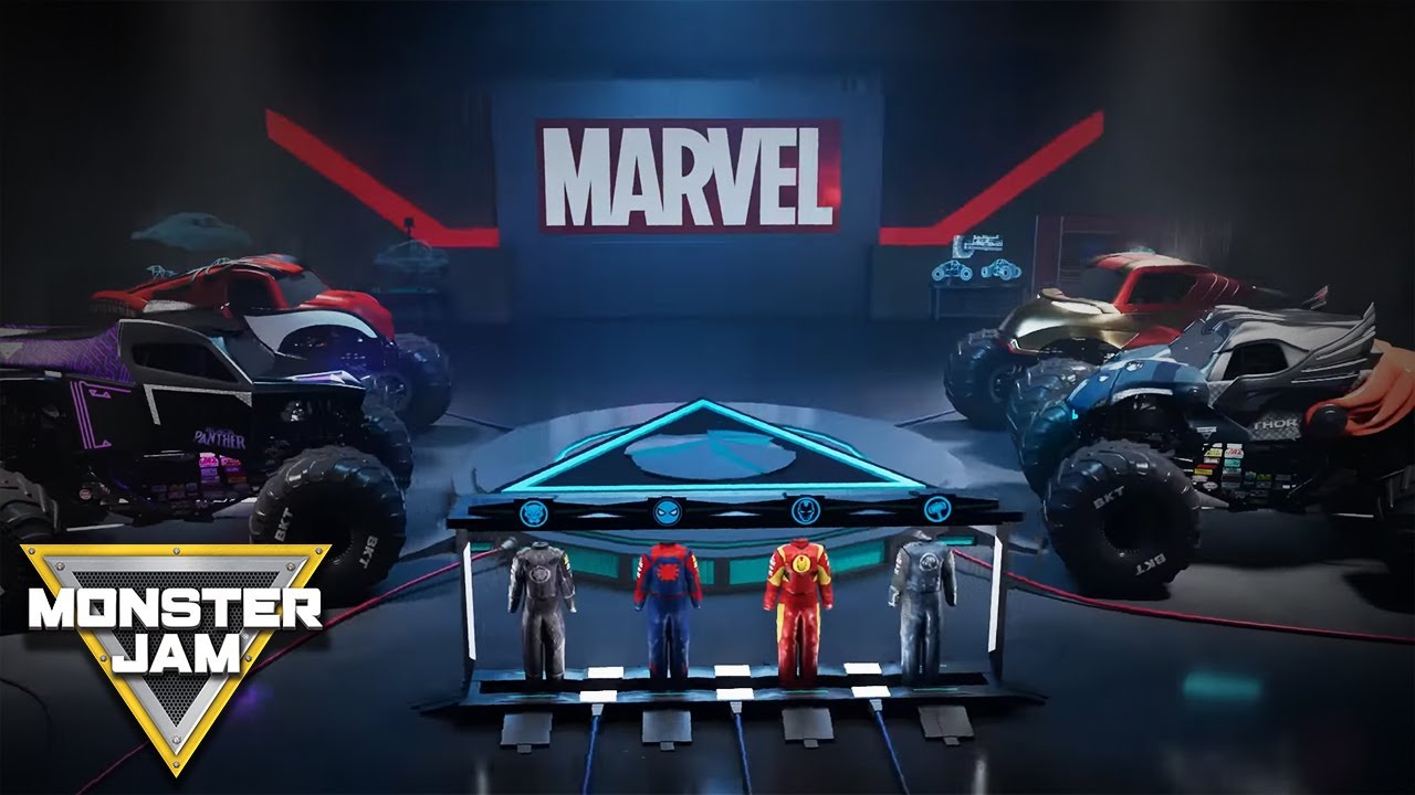 MONSTER JAMモンスター ジャムMARVEL HEROES TRUCKS Amazon.com: Monster Jam 2024 Marvel 1:64 Scale Diecast