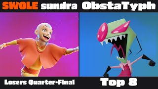 SWOLE | sundra (Aang) vs ObstaTyph - Losers Quarter Finals