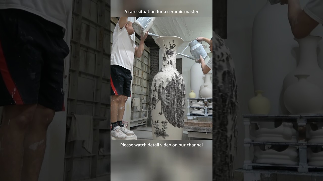 A rare situation for a ceramic master 