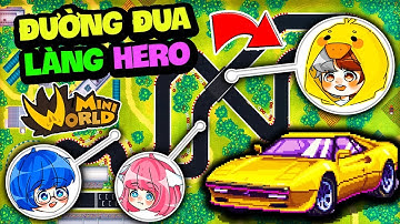 MRVIT XÂY DỰNG THÀNH CÔNG TRƯỜNG ĐUA ROBOT BIẾN HÌNH KHỔNG LỒ TRONG LÀNG HERO TEAM MINI WORLD !!!