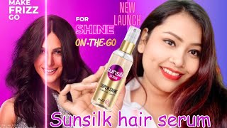 Sunsilk super shine hair serum review| hair serum for dry hair| new launch 2024