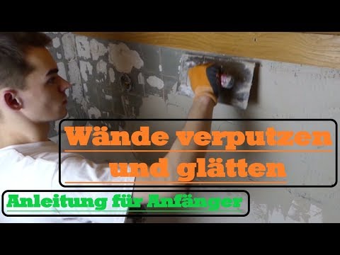 Video: Wände Mit Gipsputz Verputzen: Wie Man Es Selbst Macht, Wie Man Die Zementmischung Zum Verputzen Verdünnt