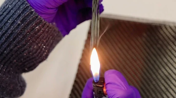 Fire Test of Carbon Fiber Filament