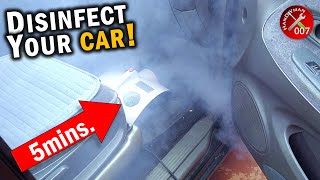 How to Disinfect Car Interior in 5 Mins | How to Sanitize Your Car at Home