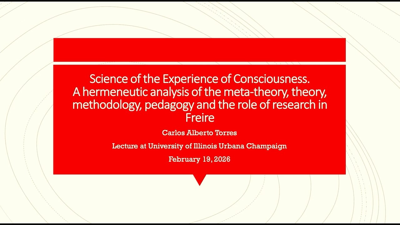 Carlos Torres (Education, University of California, Los Angeles) | Nicholson Spring Lecture 2026