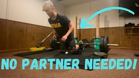 Nordic Hamstring Curl Setup With No Partner (New Version in Description)