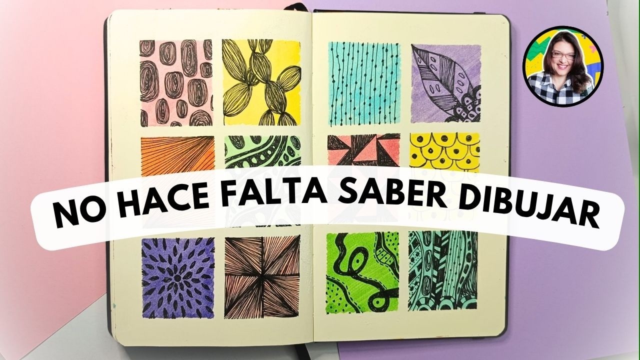 Cómo hacer doodles relajantes con rotuladores | Arte fácil para desconectar